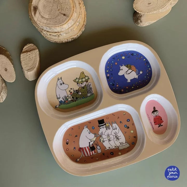 Moomin diskur með 4 hólfum