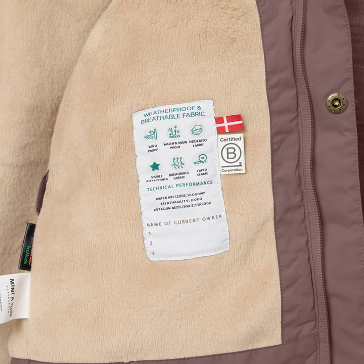 Wally vetrarjakki, Peppercorn Plum