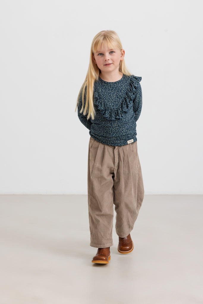 Taren blusa, Dusty Green Leo