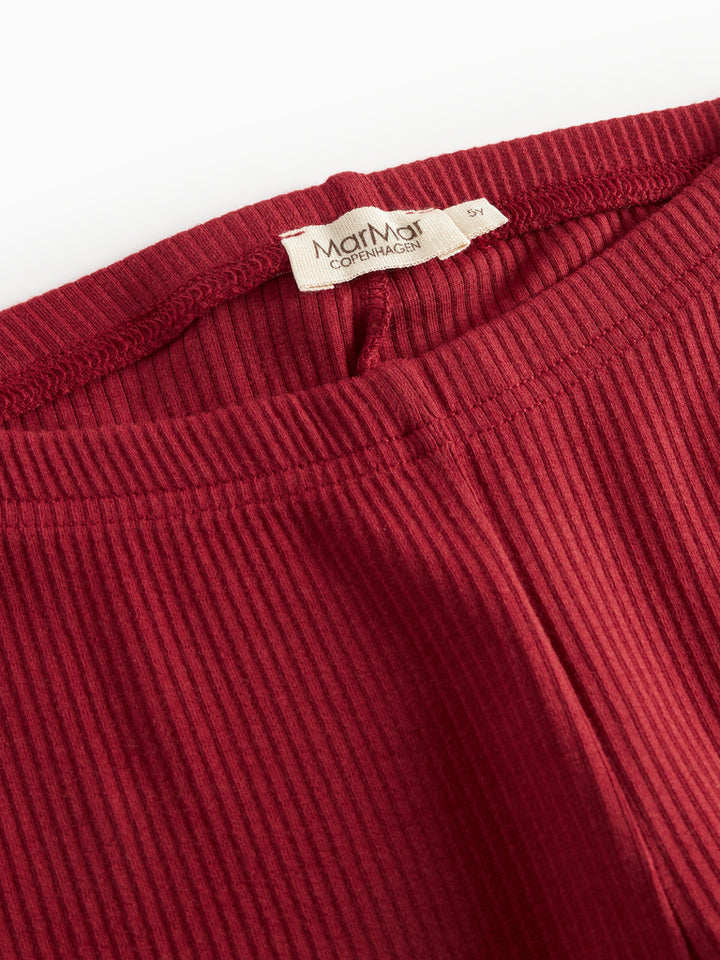 Modal leggings, Hibiscus Red