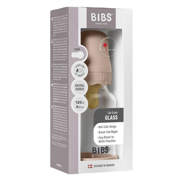 Boheme glasfløska, 120 ml, Latex, Blush