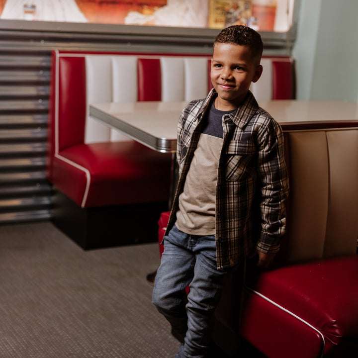 Skyrta, Anthracite Check