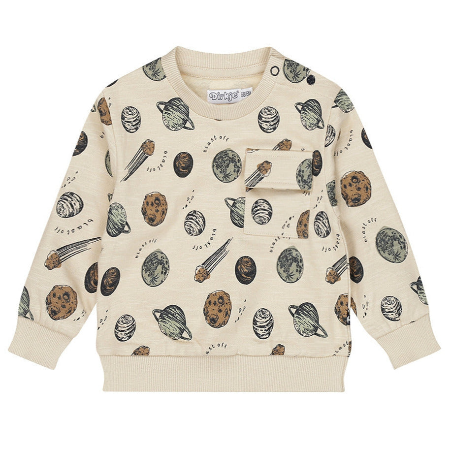 Loose Fit sweatshirt, Planets