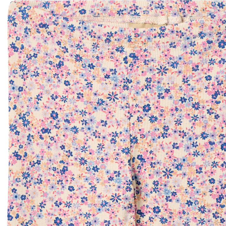 Jules leggings, Pink Blue Flowers