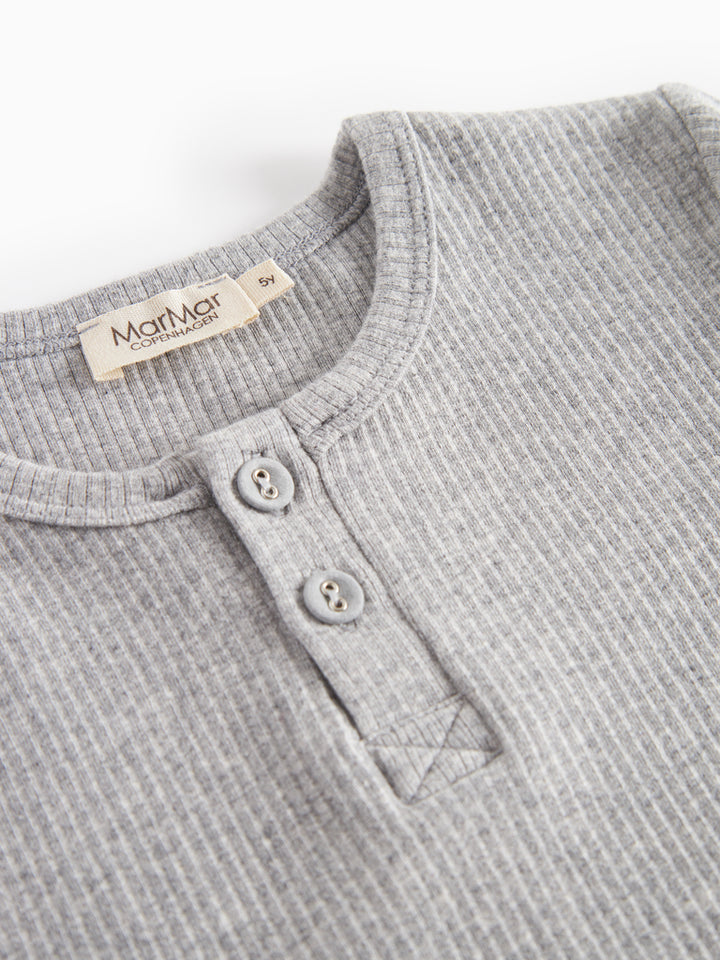 Modal blusa, Grey Melange