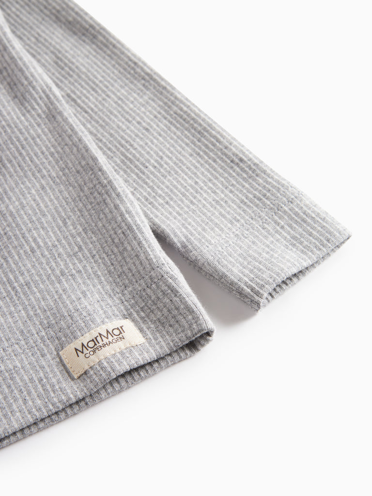 Modal blusa, Grey Melange