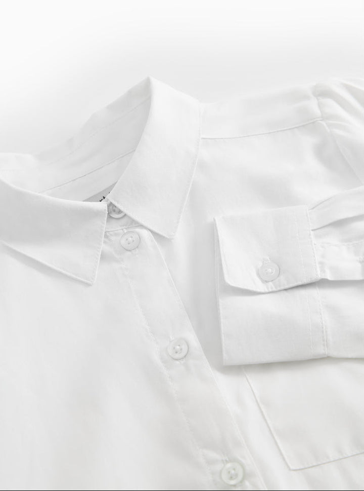 Tommy skjúrta, White