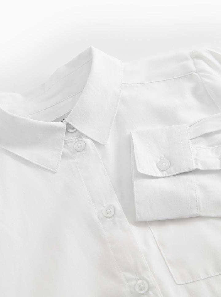 Tommy skjúrta, White