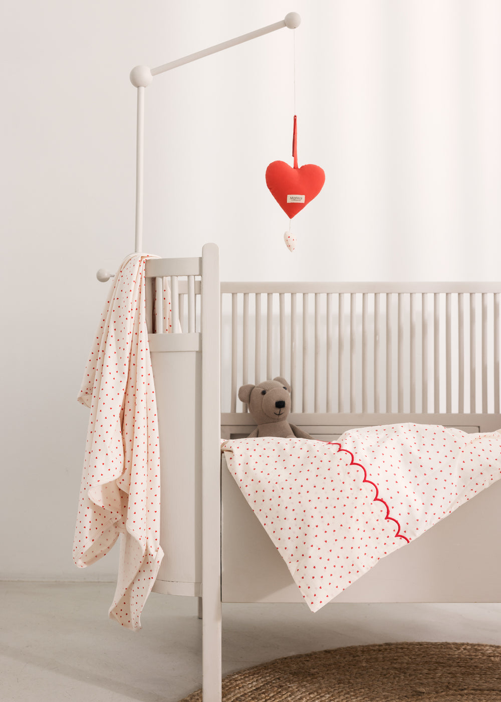 Scallop seingjarklæðir, Happy Hearts