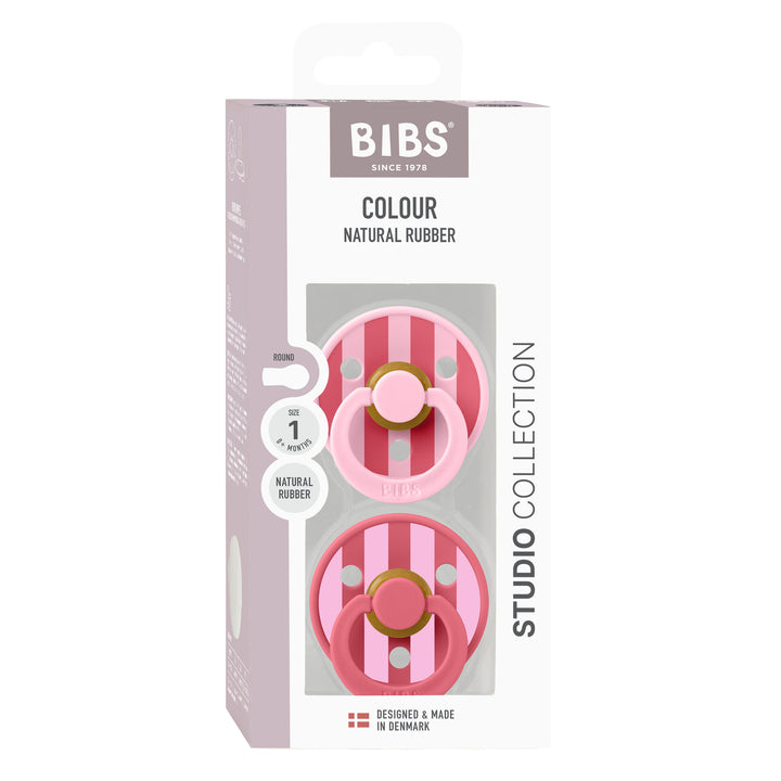 Studio, 2 stk, Baby Pink/Coral