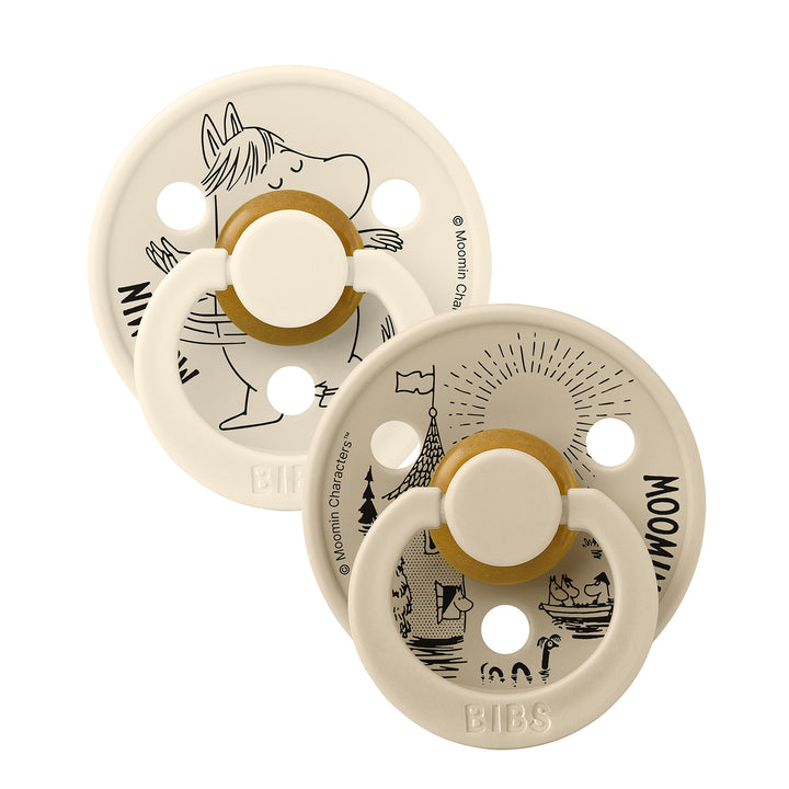 Moomin, 2 stk, Vanilla/Ivory