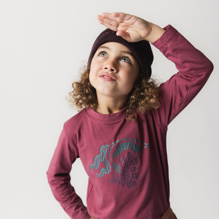 Boje beanie, Fudge Aubergine