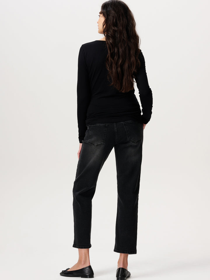 Azua mom jeans, Denim Black