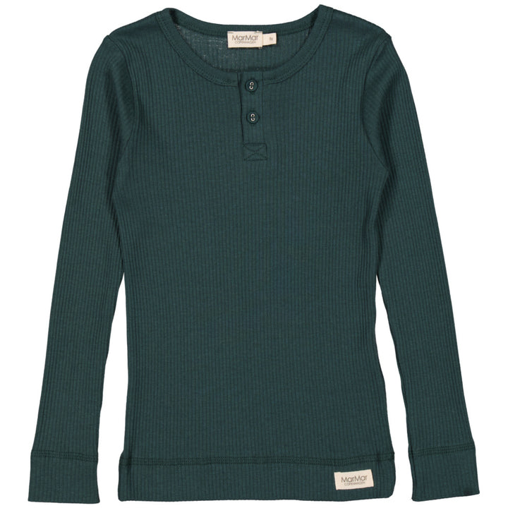 Modal blusa v/knappum, Pine