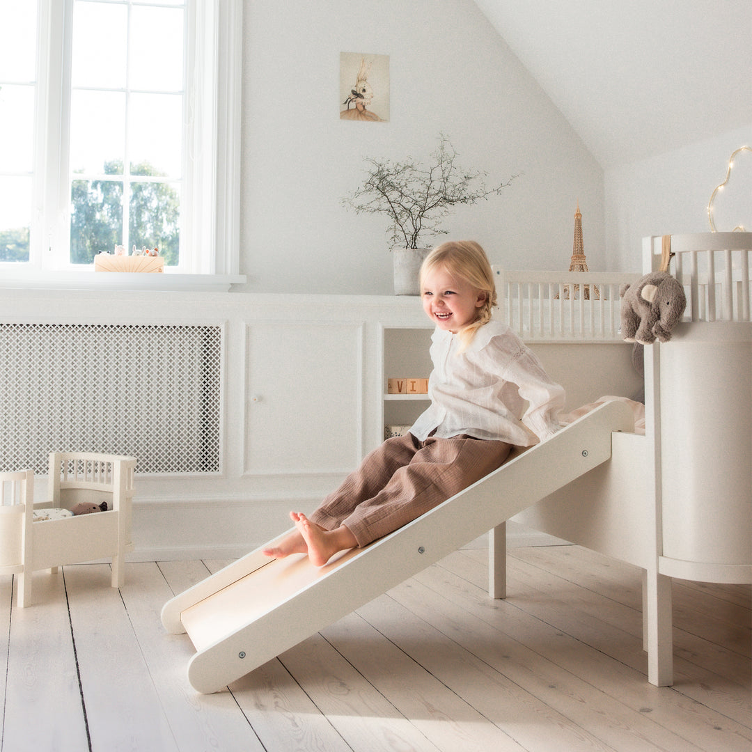 Sebra rúm, Baby og Junior, Classic White