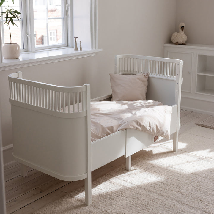 Sebra rúm, Baby og Junior, Classic White