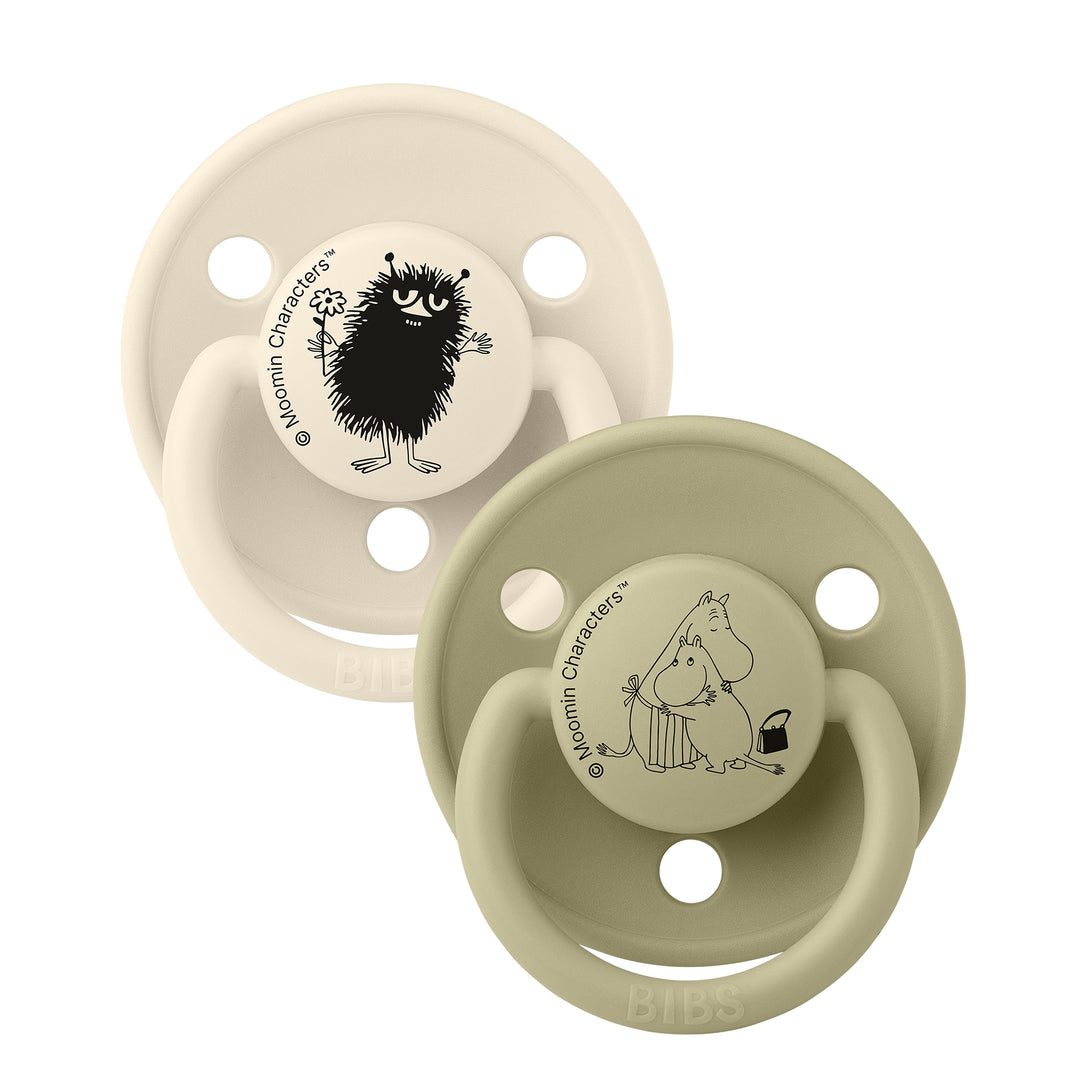 Moomin, 2 stk, Khaki/Ivory