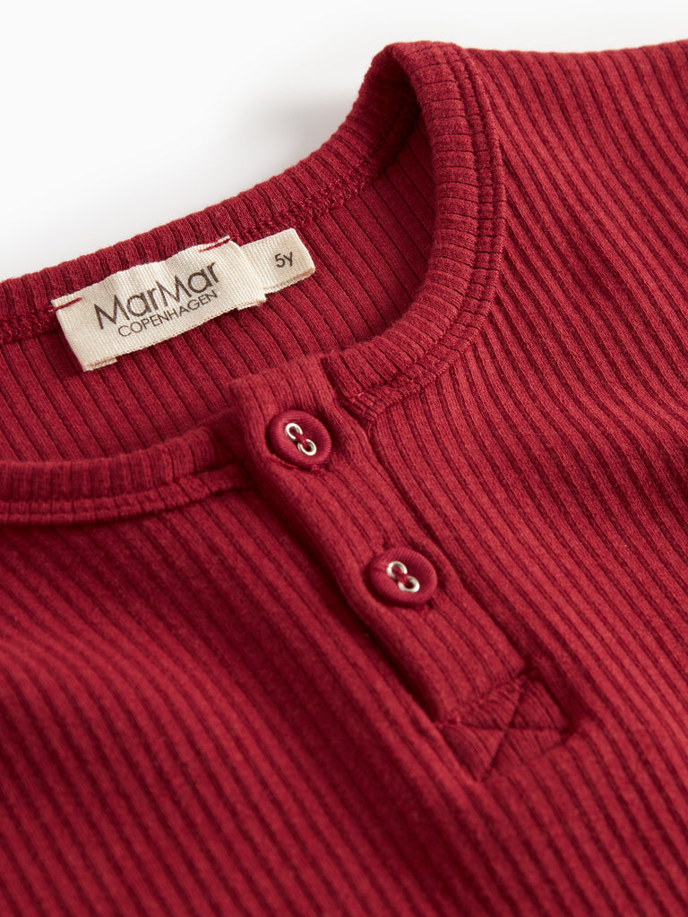 Modal blusa, Hibiscus Red