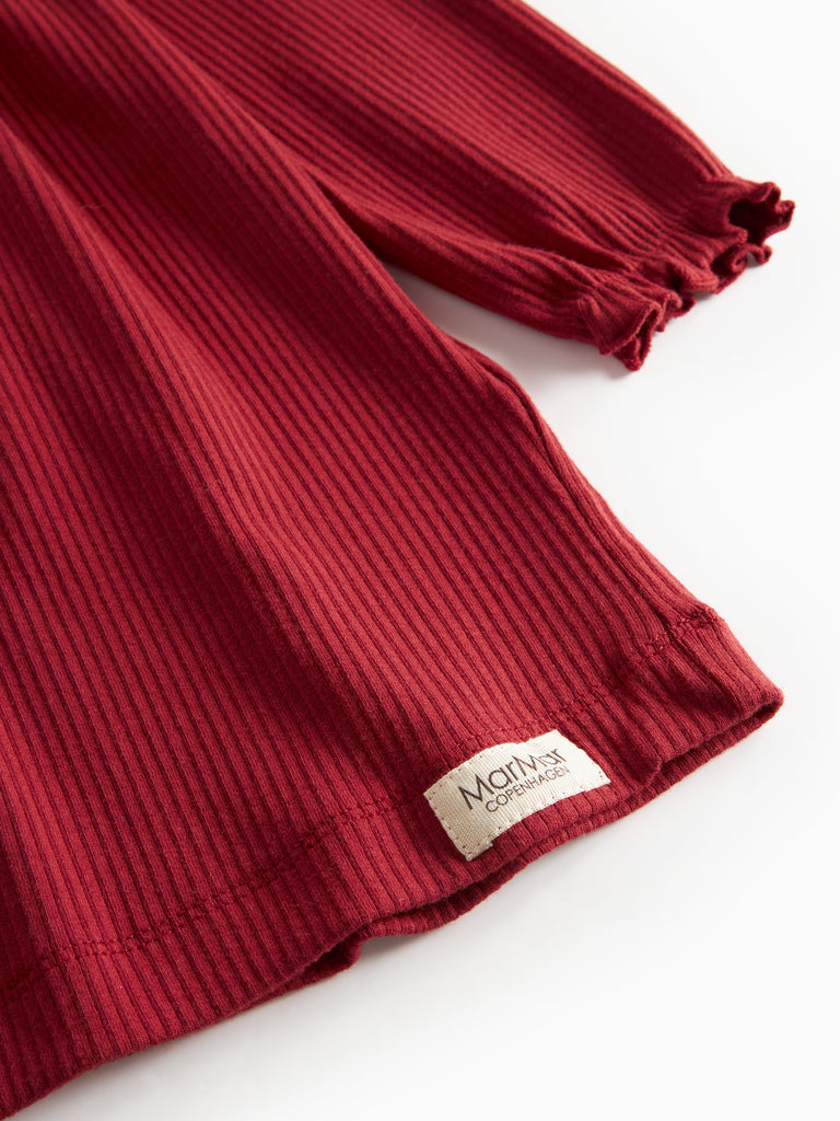 Dikte kjóli, Hibiscus Red