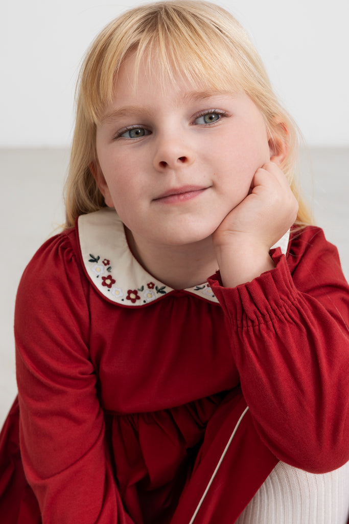 Dielle kjóli, Hibiscus Red