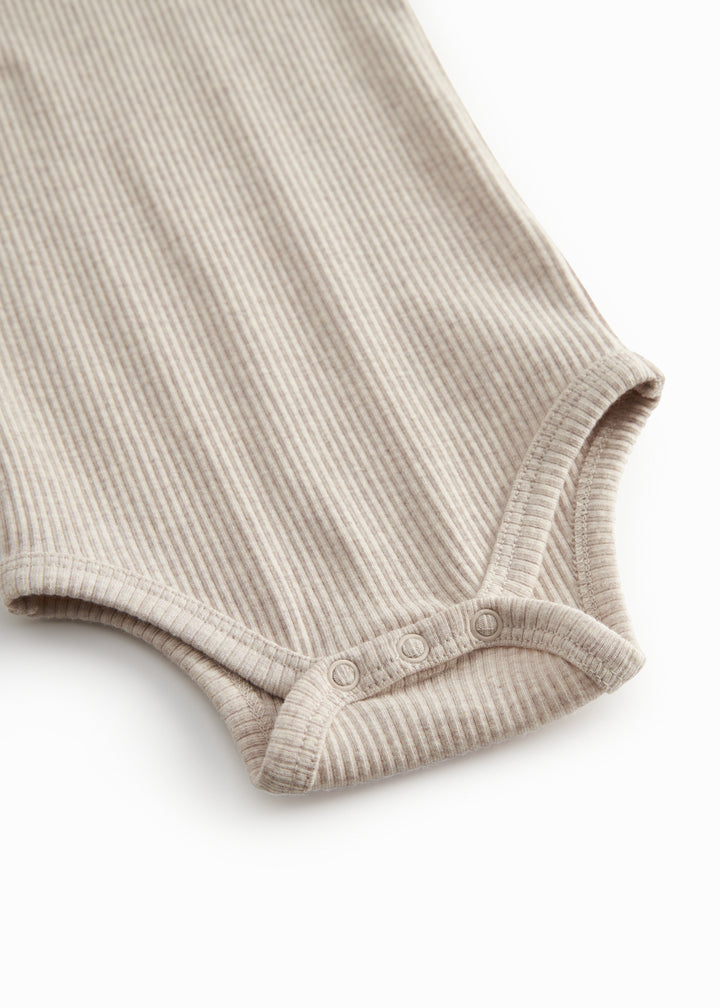 Modal body, Light Beige Melange