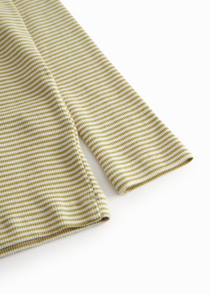 Tani blusa, Olive Stripe