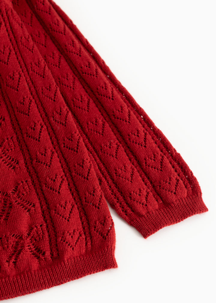Tilda cardigan, Cherry