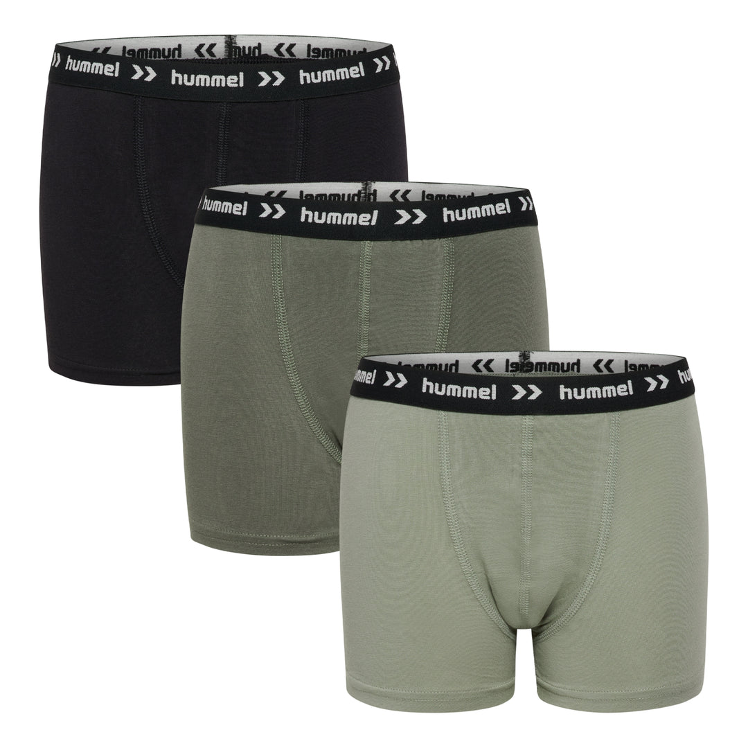 Nalle boxershorts, 3 pør, Castor Gray