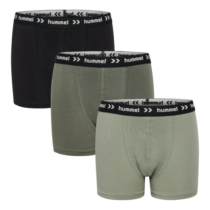 Nalle boxershorts, 3 pør, Castor Gray