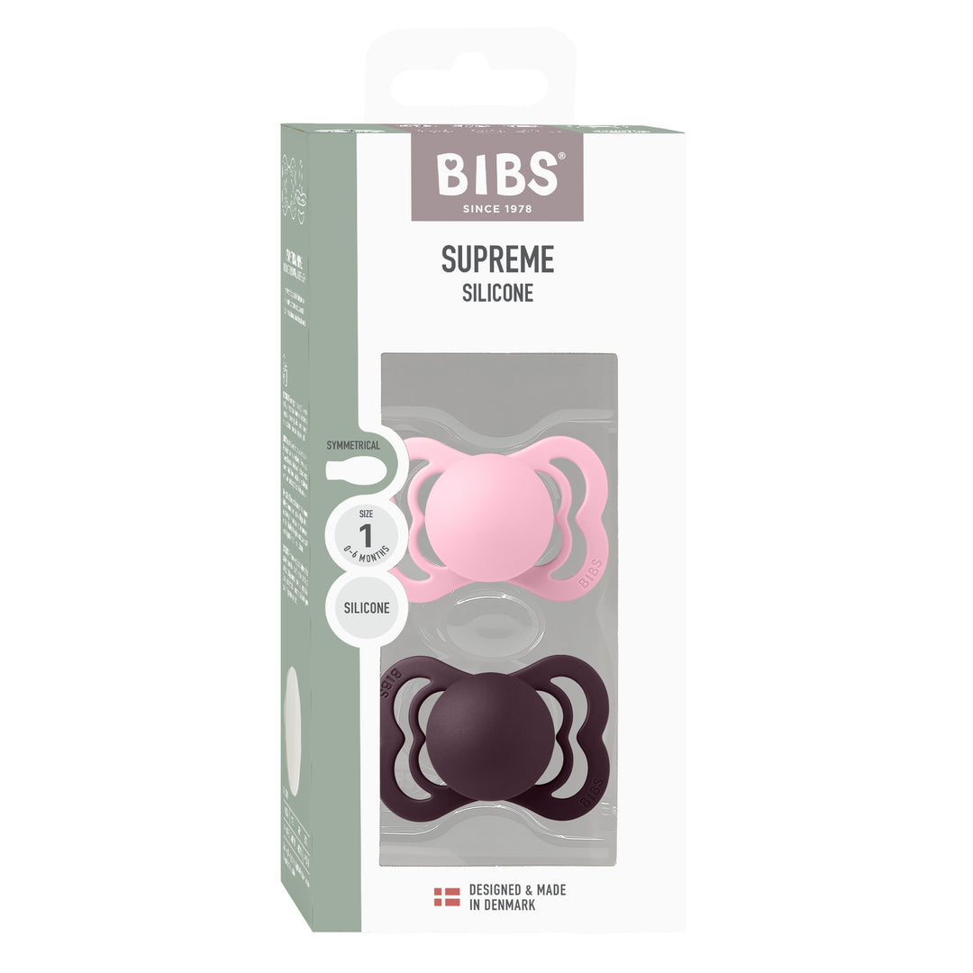 Supreme, 2 stk, Baby Pink/Plum