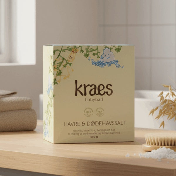 Babybað við havra og deyðahavssalti, 600 gr