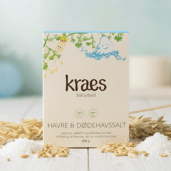 Babybað við havra og deyðahavssalti, 200 gr
