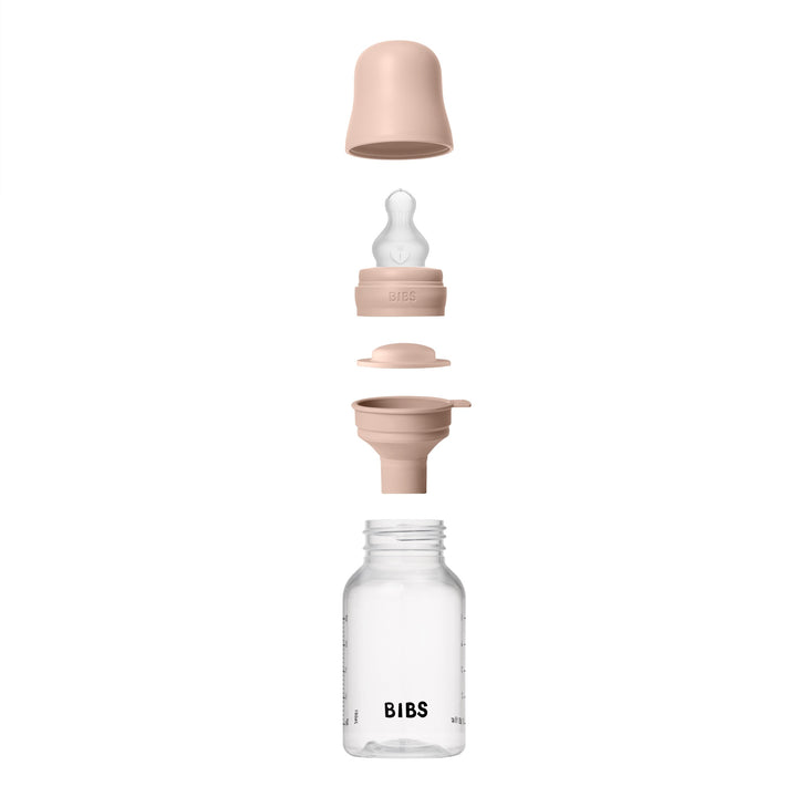 Fløska, 150 ml, Silikon, Blush