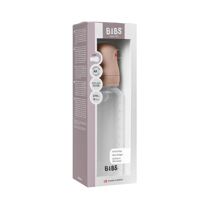 Fløska, 270 ml, Silikon, Blush