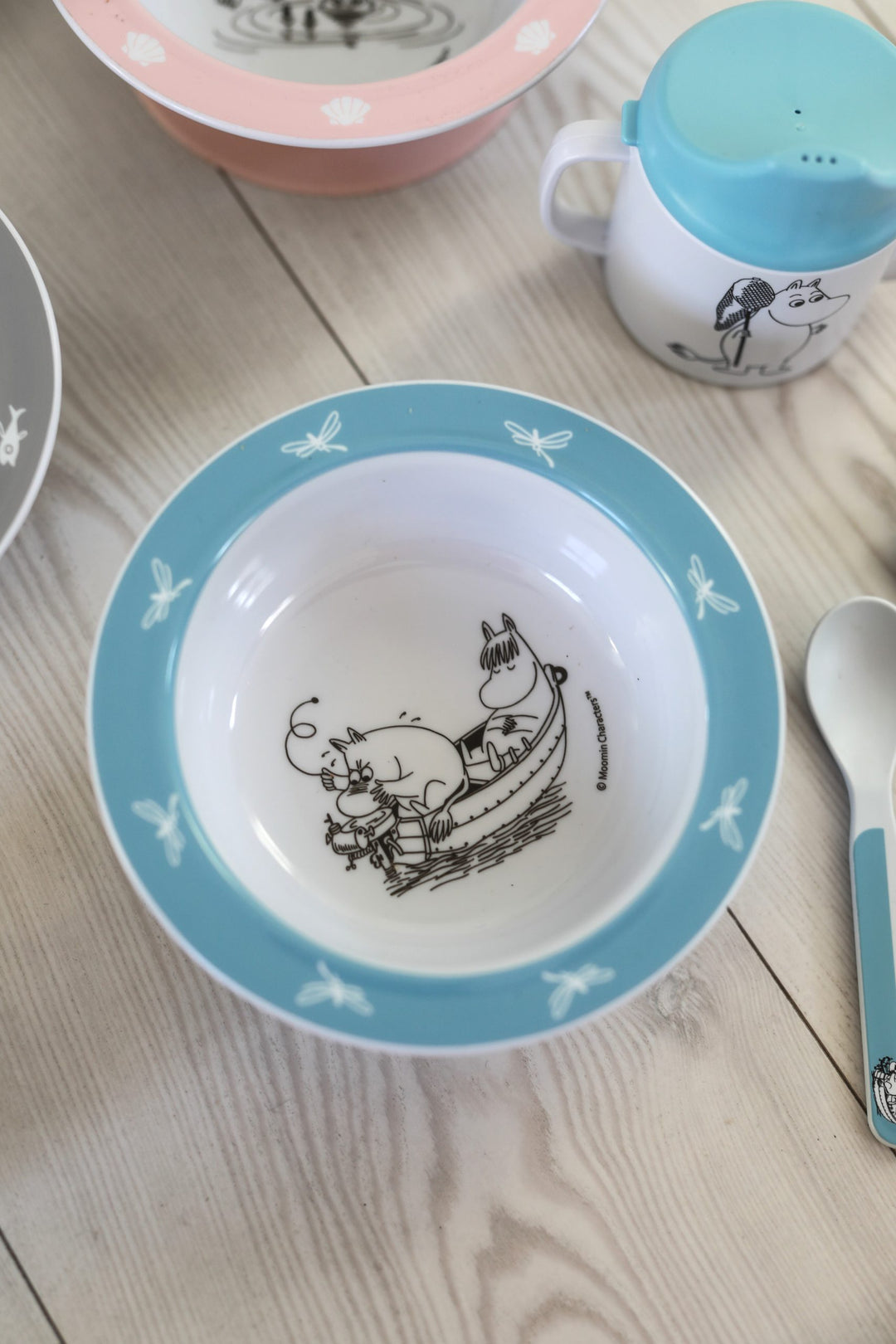 Moomin Pastel skál við súgvikopp