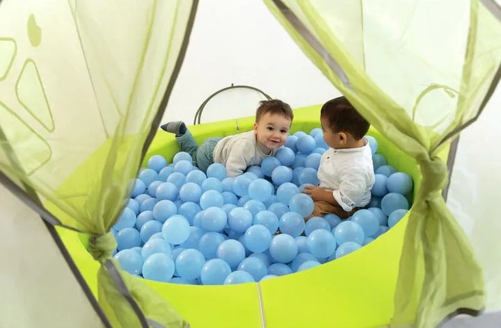 Pop-up spælihús v/bóltabað