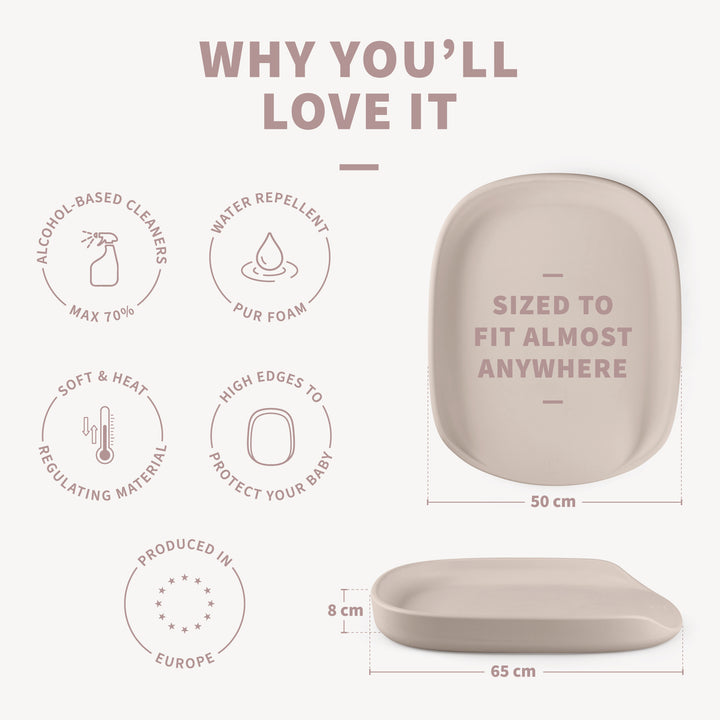 PUSLE PUR skiptipúði, Birchbark Rose