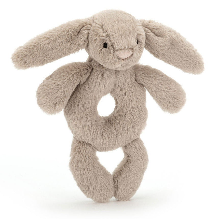 Bashful Bunny Rattle, Beige