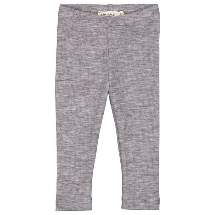 Wool leggings, Grey Melange