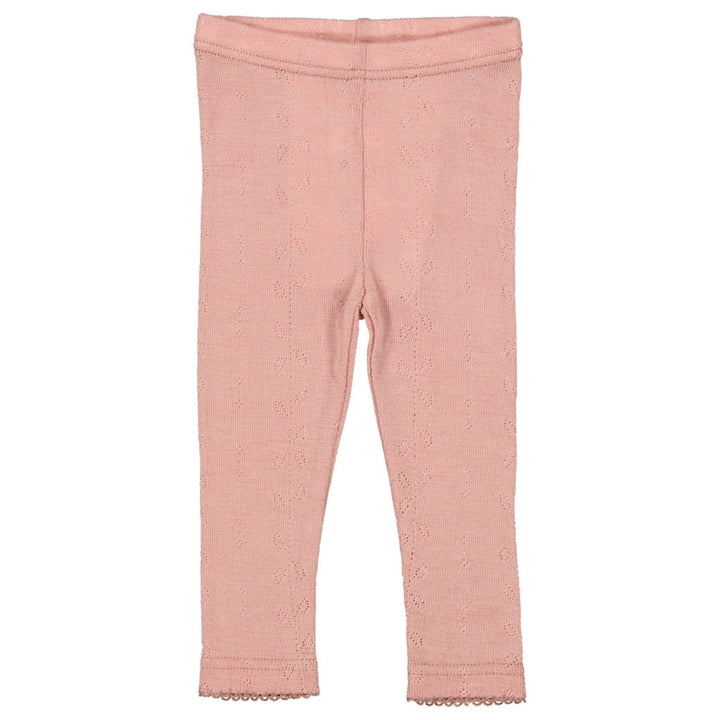 Wool leggings, Burnt Rose