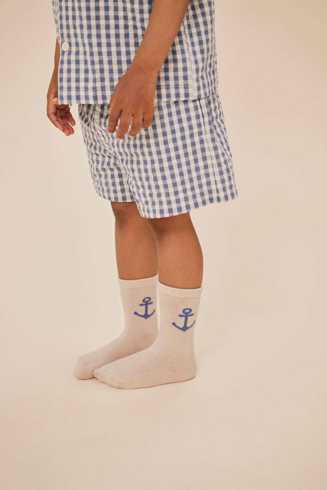 Jacquard sokkar, 2 pør, Ancher
