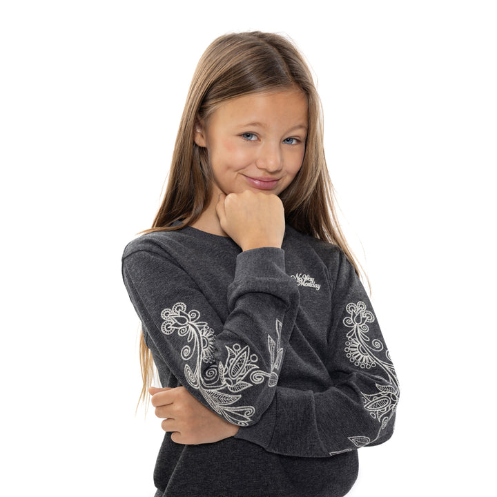 Sweatshirt, Dark Grey Melee