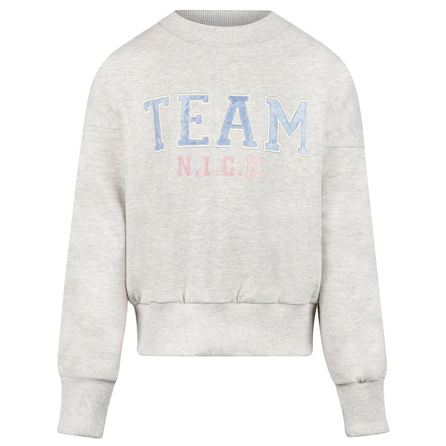 Loose Fit sweatshirt, Grey Melee