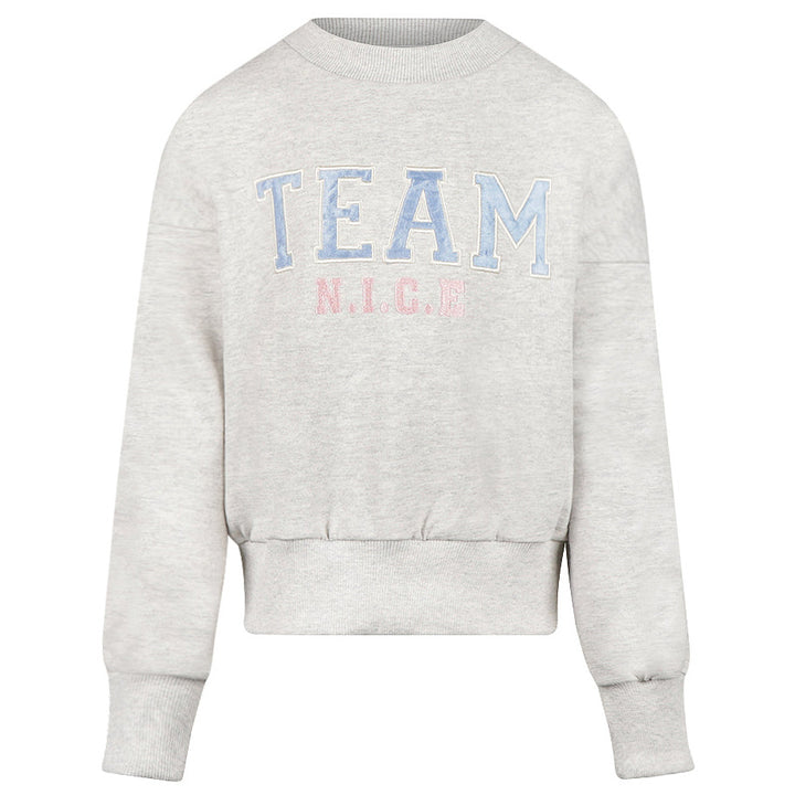 Loose Fit sweatshirt, Grey Melee