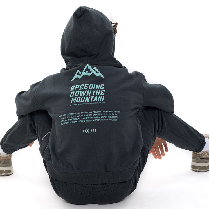 Loose Fit hettutroyggja, Woodland Gray
