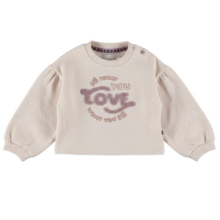 Loose Fit sweatshirt, Oatmeal Melee
