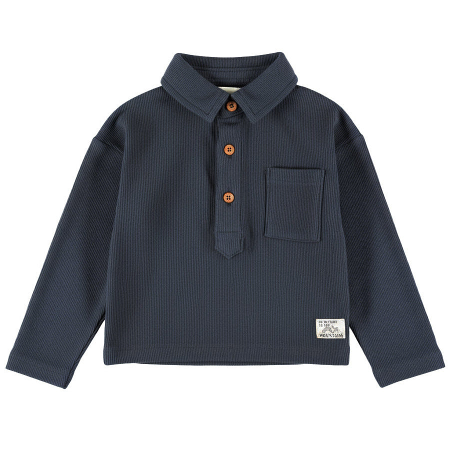 Polo blusa, Blueberry