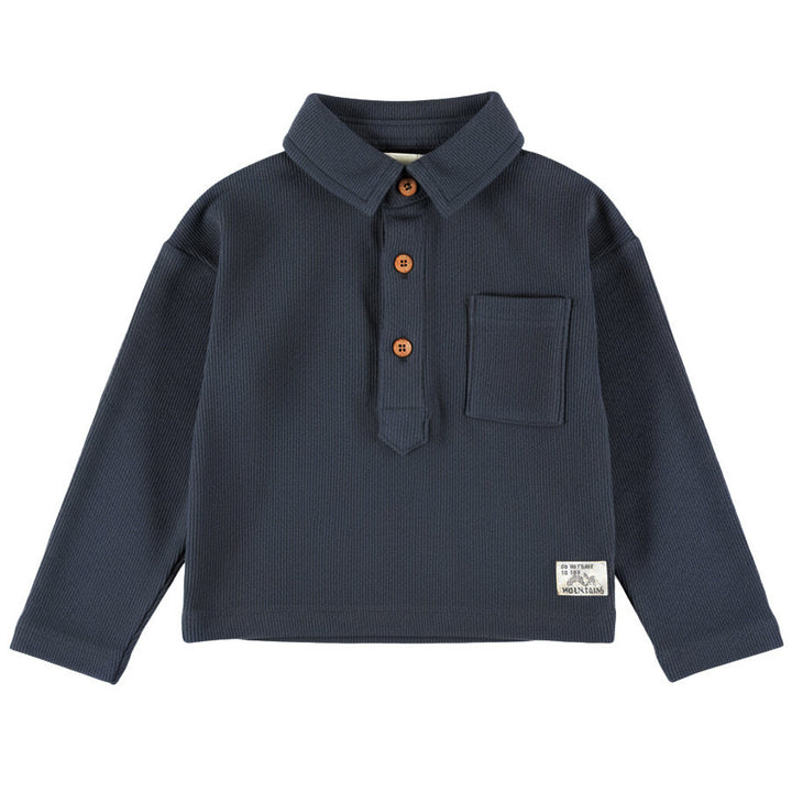 Polo blusa, Blueberry