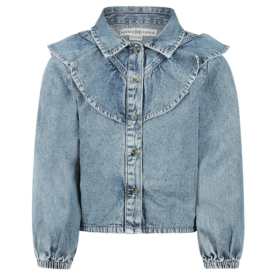 Blusa, Denim Blue