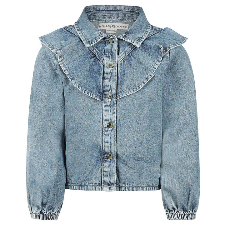 Blusa, Denim Blue